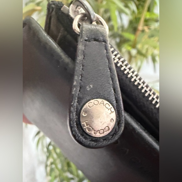 COACH Vintage Black Leather Wallet - Picture 3 of 6